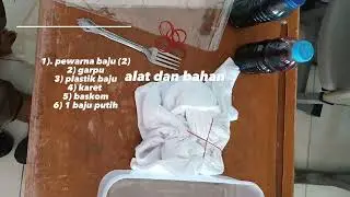 Langkah langkah membuat tydie