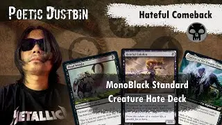 MTG Arena - Standard Deck : Monoblack Enchantment and Graveyard Deck with Hateful Eidolon and Lurrus