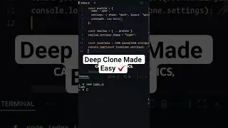 Deep Clone Objects in JavaScript the RIGHT Way ✅ #coding #programming #javascript