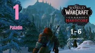 Cozy Wow Hardcore leveling  Dwarf Paladin Journey [No commentary] 1