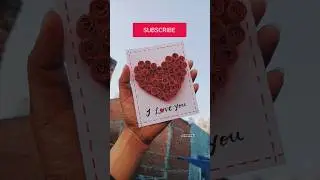 Valentine's day card ideas🪷😍💗 | Paper flower handmade