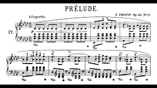 Fr&eacute;d&eacute;ric Chopin - Prelude, Op.28 No.17