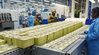 Inside Dollar Factory 🌟 How Paper Becomes Billions in Real Currency