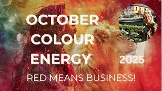 October Cosmic Forecast 2025 | RED Energy, Bold Action & Soul Alignment