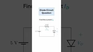 How to Solve a Diode Circuit #electrical #electricalengineering #electronic #electronics
