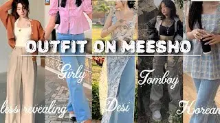 College outfit ideas on meesho | Desi | Girly | less revealing | tomboy
