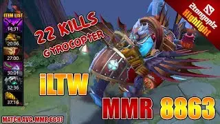 DOTA 2 ►「Highlight」iLTW ► Gyrocopter [MMR 8863]