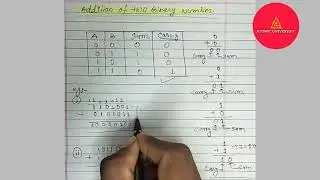 how to add two binary numbers | Addition of two binary numbers| do binary number ko kaise add karen
