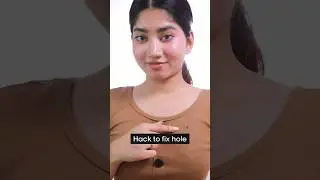 Hack to fix holes from clothes