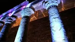 Sound and light show of Edfu temple for the God Horus