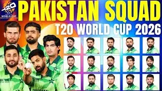 Pakistan Squad T20 World Cup 2026 #cricketwithammadwaseem #cricket360 #cricketammad