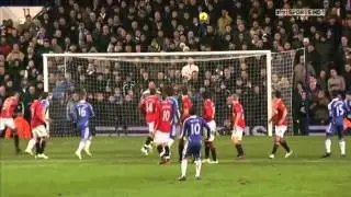 DE GEA AMAZING SAVE VS CHELSEA MATA FREE KICK 1080P HD 31/10/12 CAPITAL ONE CUP