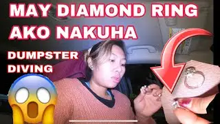 DUMPSTER DIVING WOW MAY DIAMOND NA TINAPON SA BASURA😱😱