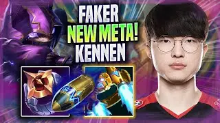 FAKER CRAZY NEW META KENNEN MID! - T1 Faker Plays Kennen MID vs Yone! | Season 2022
