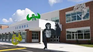 Gorilla tag school RP part 1 -the beginning