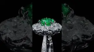 Elegant Emerald and Diamond Ring