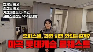 집이 머니 ep.02 오피스텔은 정말 사면 손해일까? - 마곡 롯데캐슬 르웨스트 (상편)