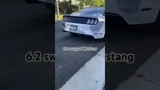 Swapped the cyclone with a M156 engine sounds so good 😱 #exhaustaddicts #cartok #exhaust #mustang