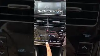 HOW TO USE DIGITAL CLIMATE CONTROL IN A CAR | Air Conditioning | #shorts   #howto