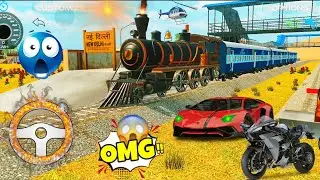 🚅Old Steam Train New Delhi Station 😱 | Indian Train Simulator Gameplay / #gaming #viralvideo #games 