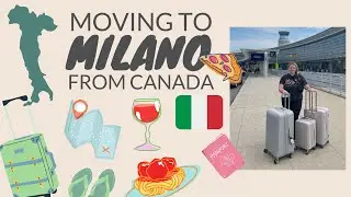 Move with me to Milano Italy | 1 year abroad | Almost MISSED my flight!