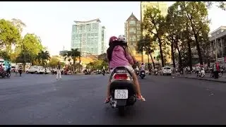 2014 Downtown Saigon  Ho Chi Minh City Motorbike Ride