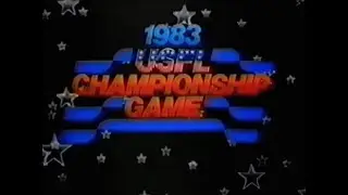 1983 USFL Championship - Panthers vs Stars