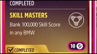 Forza Horizon 5 Daily Challenges SKILL MASTERS Bank 100,000 Skill Score in any BMW