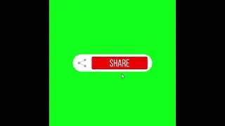 Share Button Green Screen #short #overlay #template