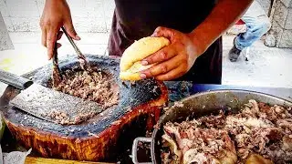 TASTY Street TACOS & TORTAS!! - WARNING!! - Mexican Street Food Is ADDICTIVE  - LARA'S Street Tacos