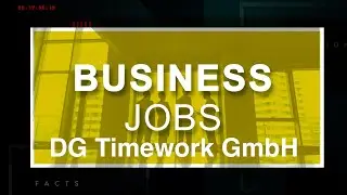 JOBS: Personaldisponent (m/w/d) - DG Timework GmbH