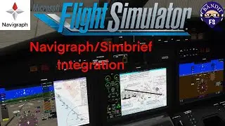MSFS | Navigraph \ Simbrief Integration in  AAU1 G3000/G5000 Aircraft |
