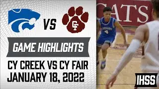 Cy Creek at Cy-Fair - Boys 2022 Basketball Highlights