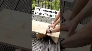 Convertible Chair - Balcony Upgrade #DIY #Woodworking #chair