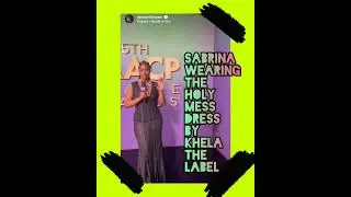 Tyler Perry's Sistas Star Sabrina aka Novi Brown Wears JAW DROPPING Dress at the NAACP Image Awards