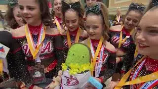 Man on the Street Gets Cheerleaders Dancing at The Summit