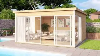 Transformer un chalet de jardin bois en v&eacute;ritable pi&egrave;ce de vie !