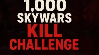 2nd Attempt: 1,000 SkyWars Kill Challenge ⚫️ 