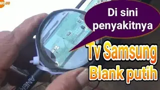 tv Samsung ua22f5000am blank putih