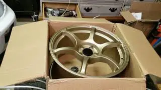 Umboxing my new Avid.1 wheels for the wrx!