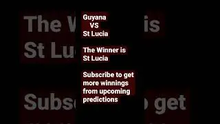 Guyana vs St Lucia 100% Match Prediction || BIJAN ASTRO CRICKET