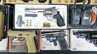 INSANE Toy Gun Arsenal! 20+ Realistic Pistols & Dan Wesson Revolvers Unboxed