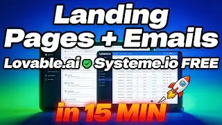 Free Landing Page + Email List in Under 15 Minutes (Lovable + Systeme.io)