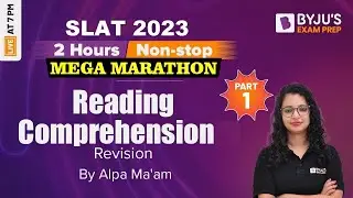 Reading Comprehension Marathon for SLAT 2023 | SLAT RC Preparation | Part 1 | SLAT Law Exam