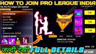 FF NEW EVENT - FREE FIRE PRO LEAGUE INDIA REWARDS AND REGISTRATION || PRO LEAGUE EVENT || PRO LEAGUE