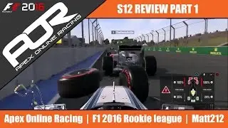 AOR F1 2016 Season 12 Review Part 1/3 Little Luck...