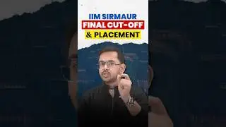 IIM Sirmaur &ndash; 1 Minute Review 🔥 | IIM MBA Cutoff, Fees & Placements 2026 #iim