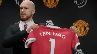 ERIK TEN HAG FIFA 22 FACE MODO CARRERA CAREER MODE MANCHESTER UNITED