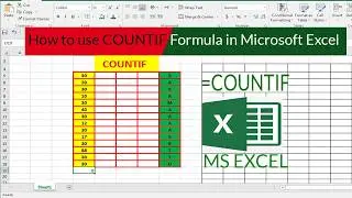 How to use the COUNTIFS function in Excel With one click