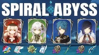 Green Bakudan | Abyss 12-1-2 | Klee Nahida Xingqiu Yelan | Dendro Bloom Burgeon | Genshin Impact